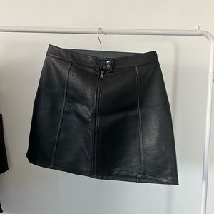 Leather Skirt